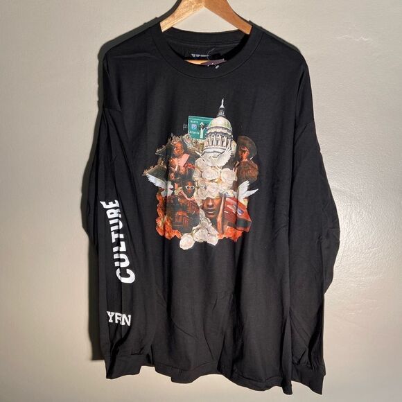 YRN Yung Rich Nation NWT long sleeves tee 2X - Picture 1 of 8